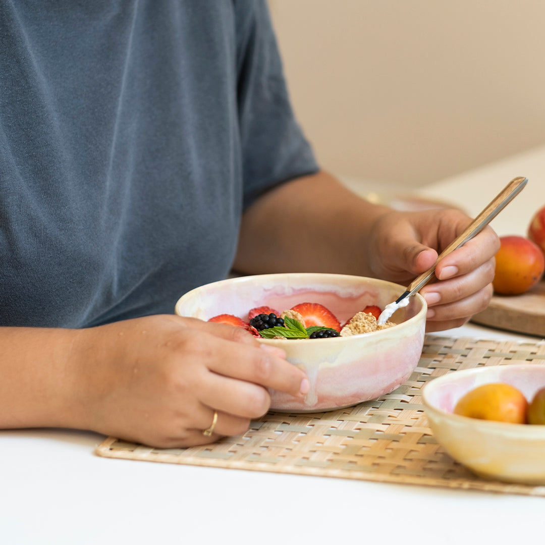 Stoneware Bowl - Müdavim Pembe