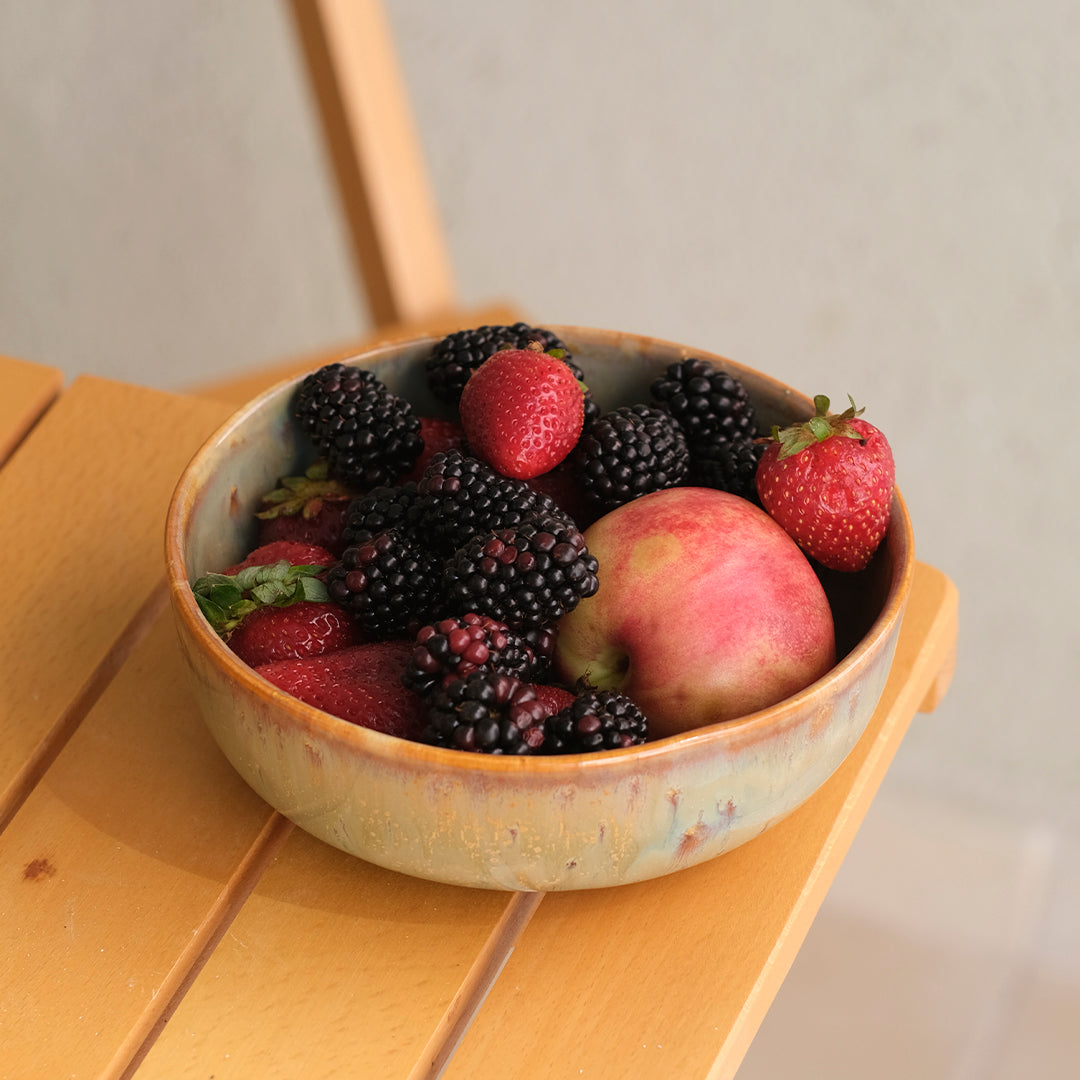 Stoneware Bowl - Müdavim Yeşil