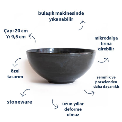 Stoneware Derin Kase - Sakin Gece