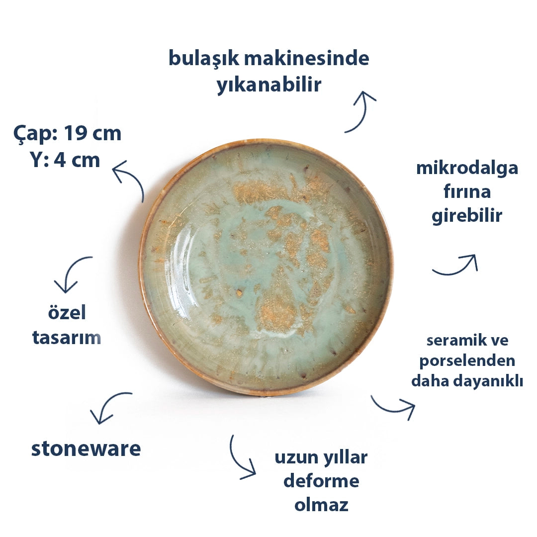 Stoneware Derin Tabak - Müdavim Yeşil