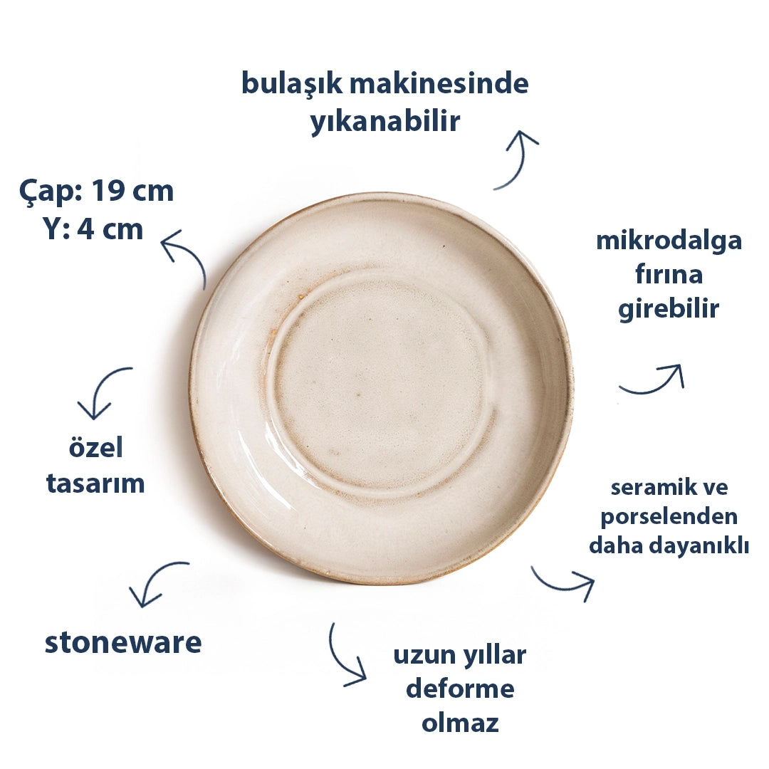 Stoneware Derin Tabak - Sakin Taş