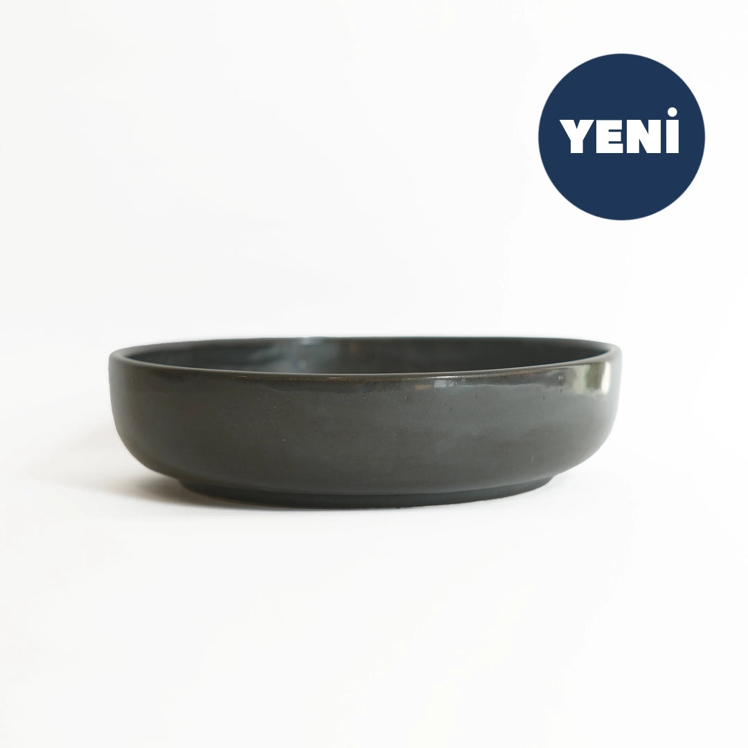 Stoneware Yayvan Bowl - Sakin Gece