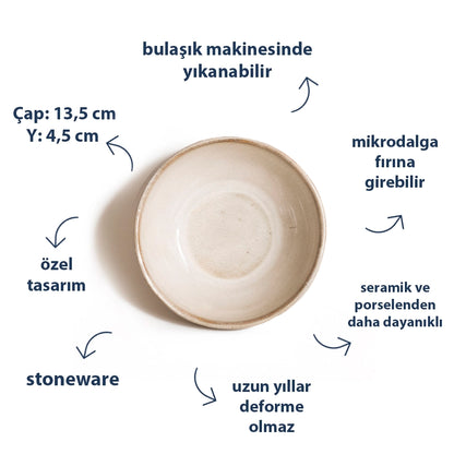 Stoneware Kase - Sakin Taş