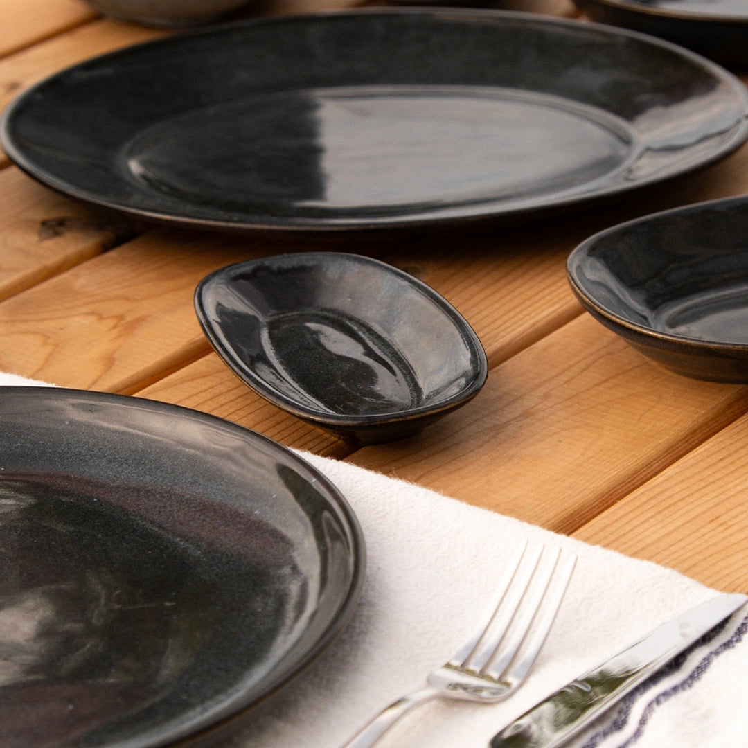 Stoneware Kayık Sosluk - Sakin Gece