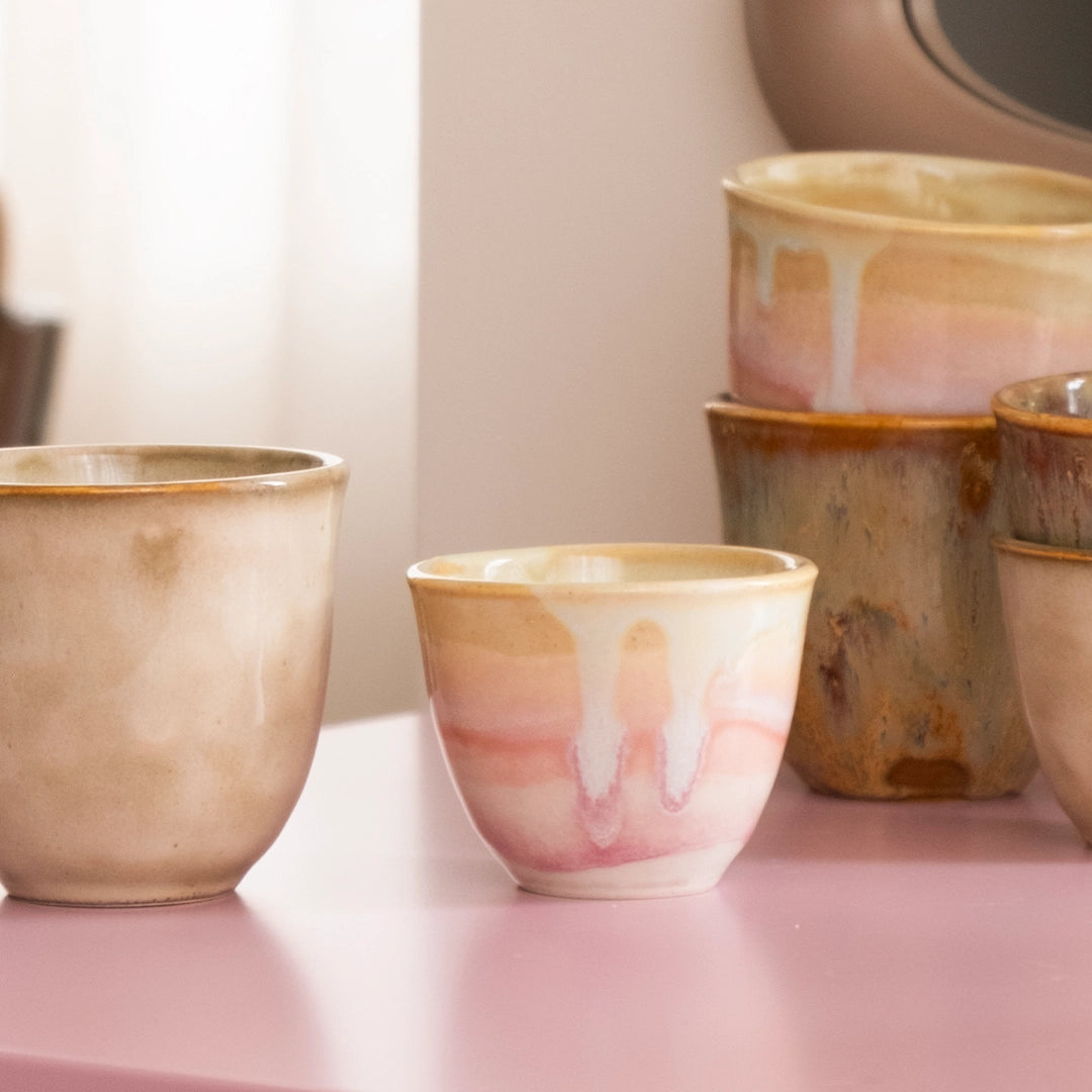 Stoneware Espresso Chawan - Müdavim Pembe