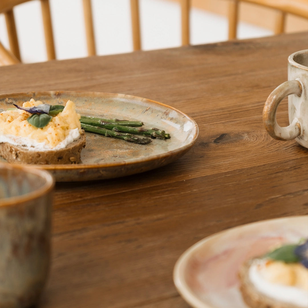 Stoneware Kahvaltı Tabağı - Müdavim Yeşil