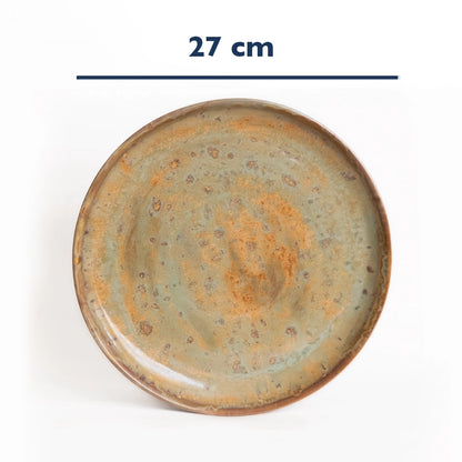 Stoneware Yemek Tabağı - Müdavim Yeşil