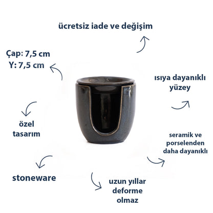 Stoneware Buhurdanlık II - Sakin Gece