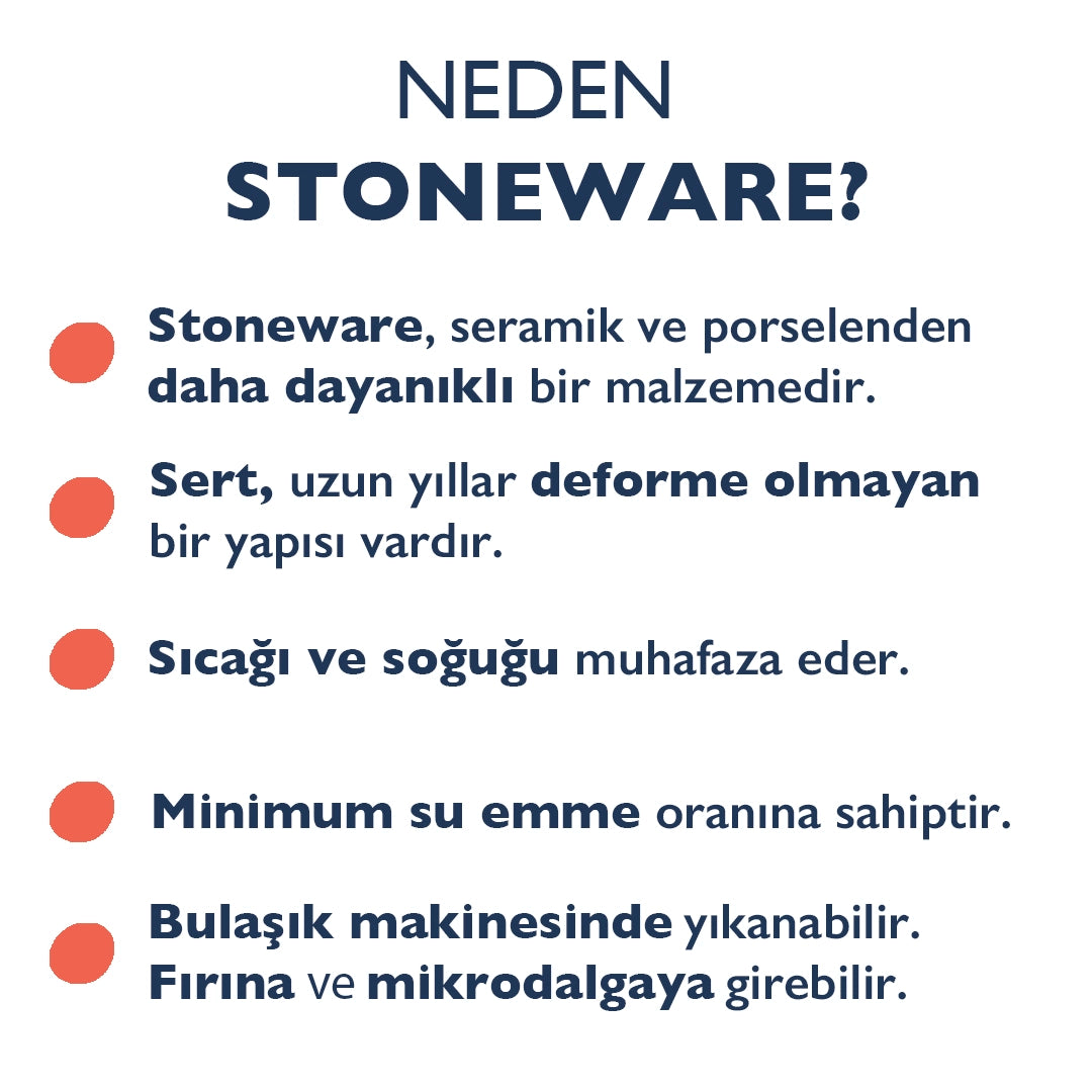 Stoneware Büyük Kupa - Müdavim Pembe