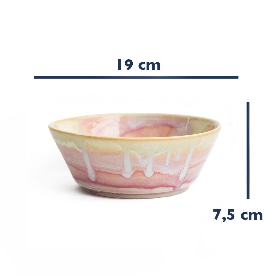 Stoneware Derin Bowl - Müdavim Pembe