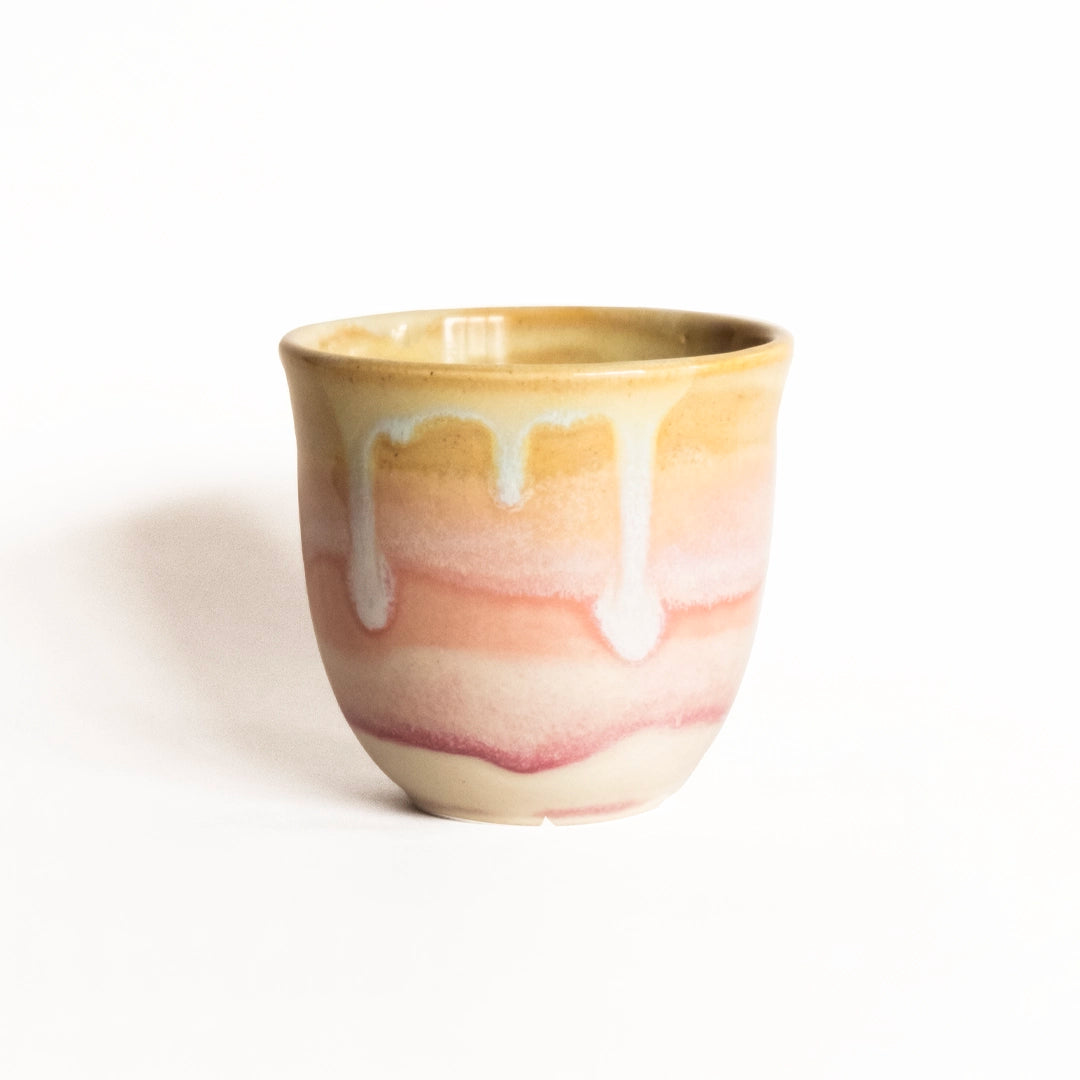 Stoneware Chawan Bardak - Müdavim Pembe