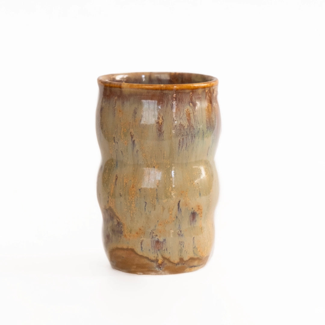 Stoneware Lungo Bardak - Müdavim Yeşil