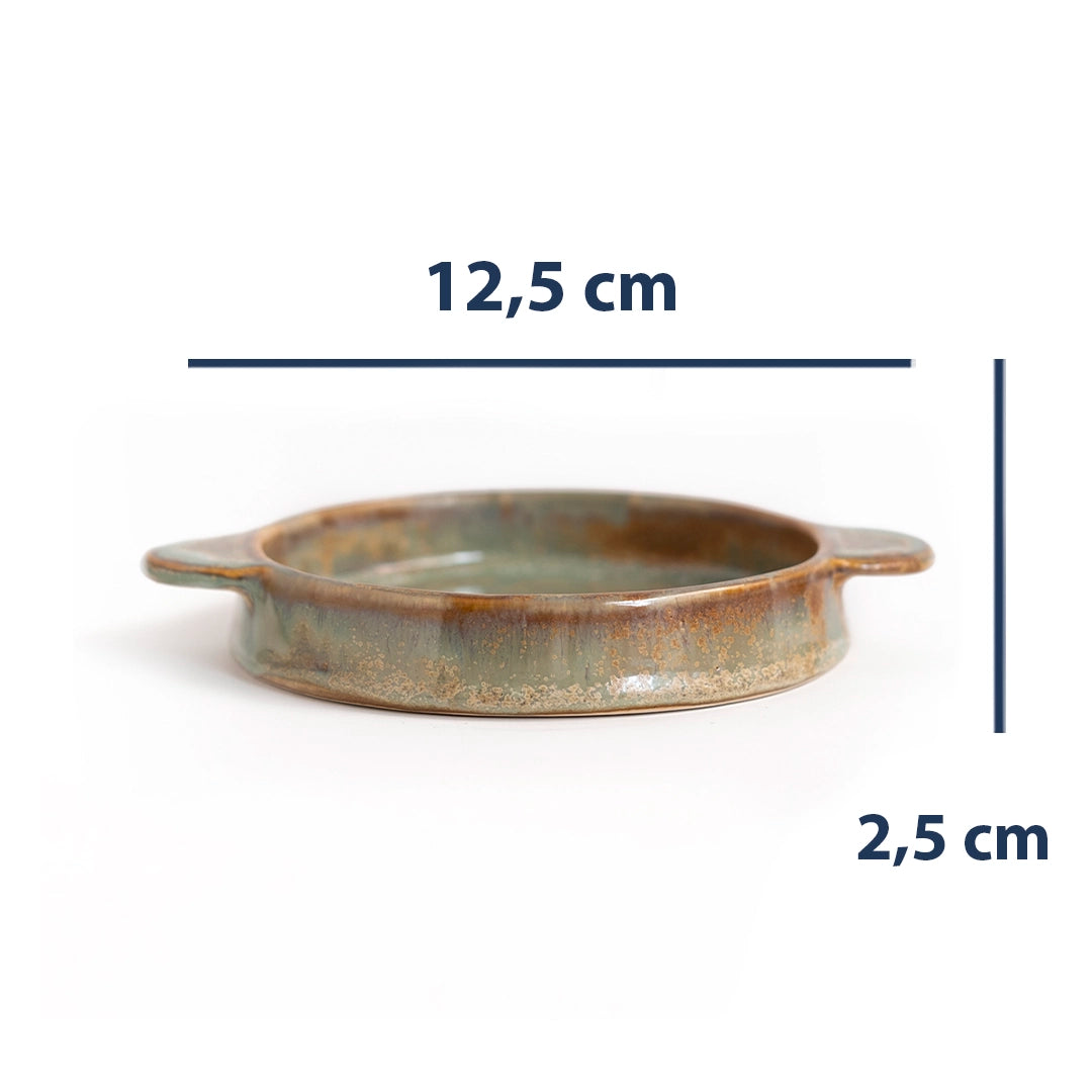 Stoneware Meze Tabağı - Müdavim Yeşil