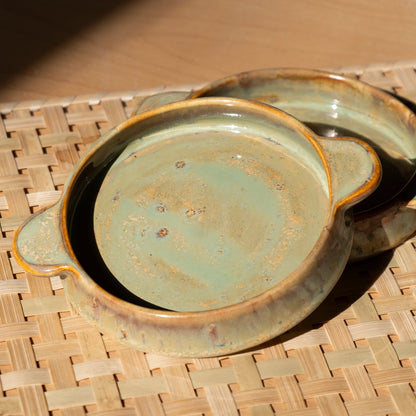 Stoneware Meze Tabağı - Müdavim Yeşil