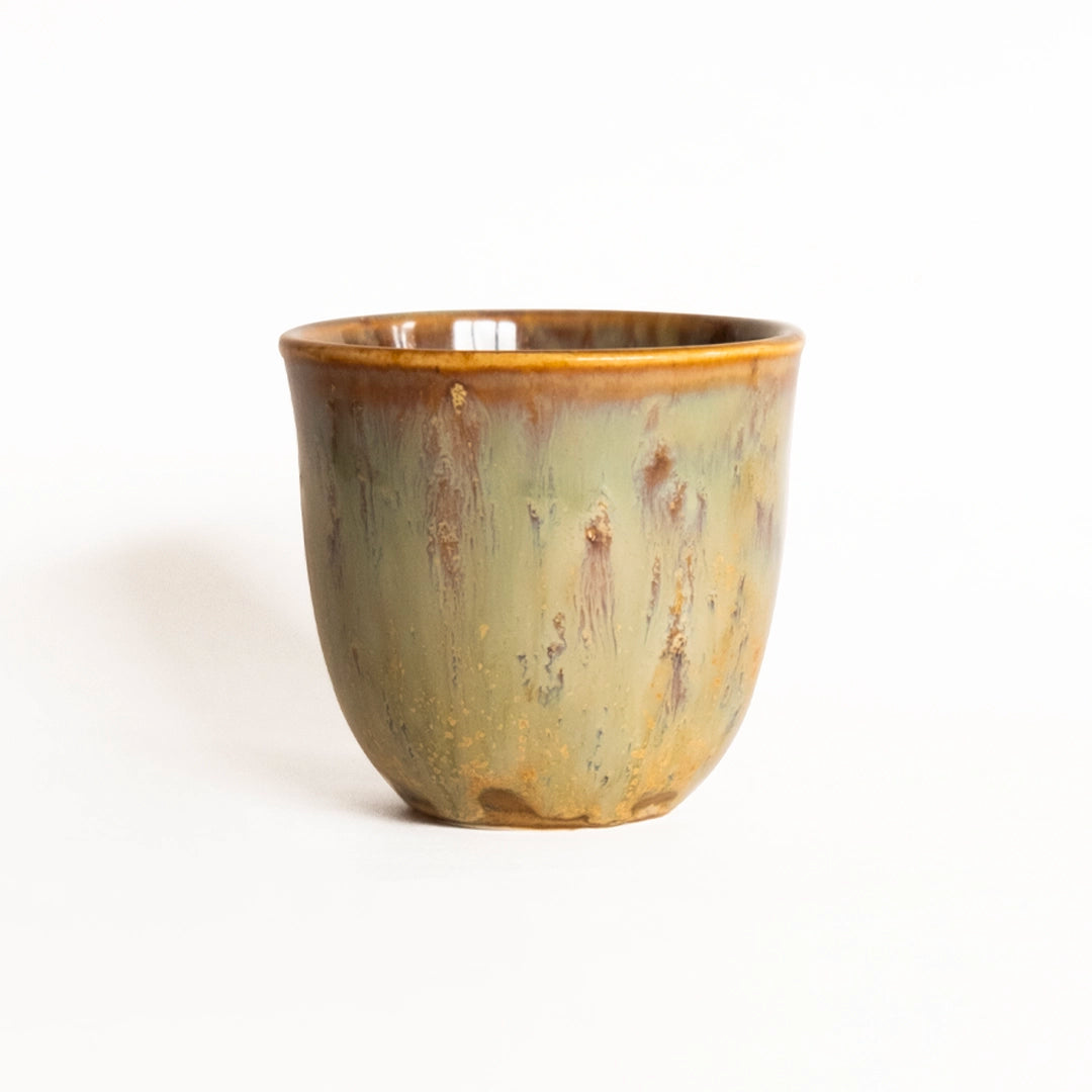 Stoneware Chawan Bardak - Müdavim Yeşil